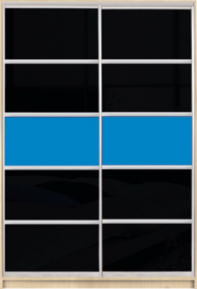 Шкаф купе Luxe Studio Стандарт-2 Цветной комбинированный фасад-7 1200x2400x450 двухдверный 
Шкаф купе Luxe Studio Стандарт-2 Цветной комбинированный фасад-7 1200x2400x450 двухдверный