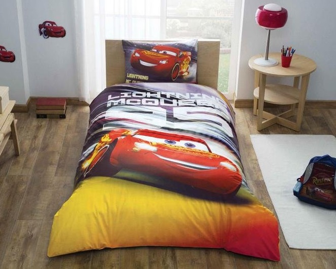 Детский и подростковый комплект TAC Cars Lightning Mcqueen Ранфорс простынь на резинке+светится в темноте 
Детский и подростковый комплект TAC Cars Lightning Mcqueen Ранфорс простынь на резинке+светится в темноте