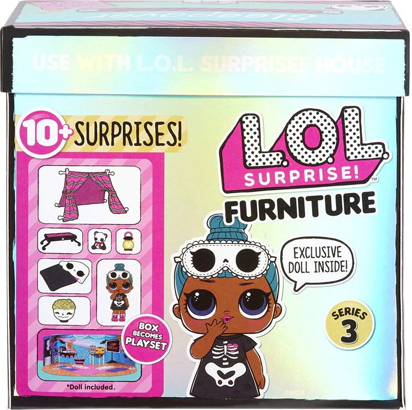 Игровой набор с куклой L.O.L. Surprise! Furniture S3 - Комната Леди-сплюшки (570035)
Игровой набор с куклой L.O.L. Surprise! Furniture S3 - Комната Леди-сплюшки (570035)