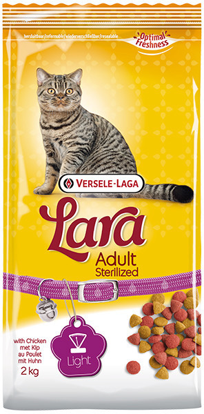 Сухой корм для кастрированных котов и стерилизованных кошек Lara Adult Sterilized 2 кг
Сухой корм для кастрированных котов и стерилизованных кошек Lara Adult Sterilized 2 кг