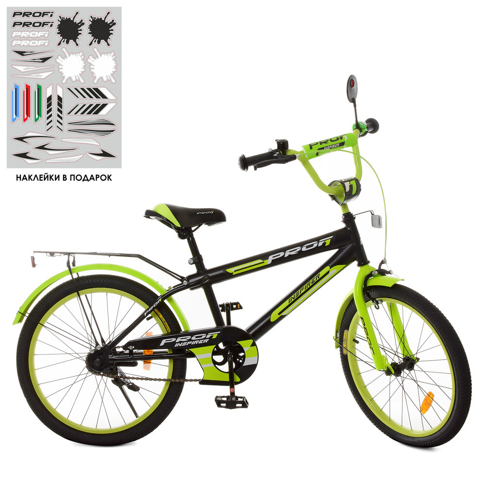 Велосипед подростковый для мальчика 6-11 лет Profi 20" Inspirer SY2051 Black Lime mat (SY2051)
Велосипед подростковый для мальчика 6-11 лет Profi 20" Inspirer SY2051 Black Lime mat (SY2051)