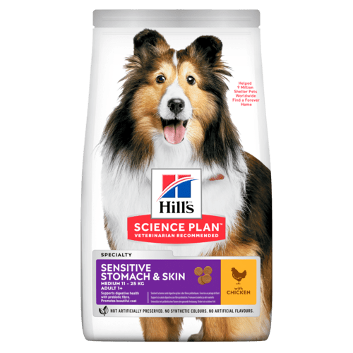 Сухой корм для собак Hill's Science Plan Canine Adult Sensitive Stomach & Skin Medium Chicken 800 г (143492)
Сухой корм для собак Hill's Science Plan Canine Adult Sensitive Stomach & Skin Medium Chicken 800 г (143492)