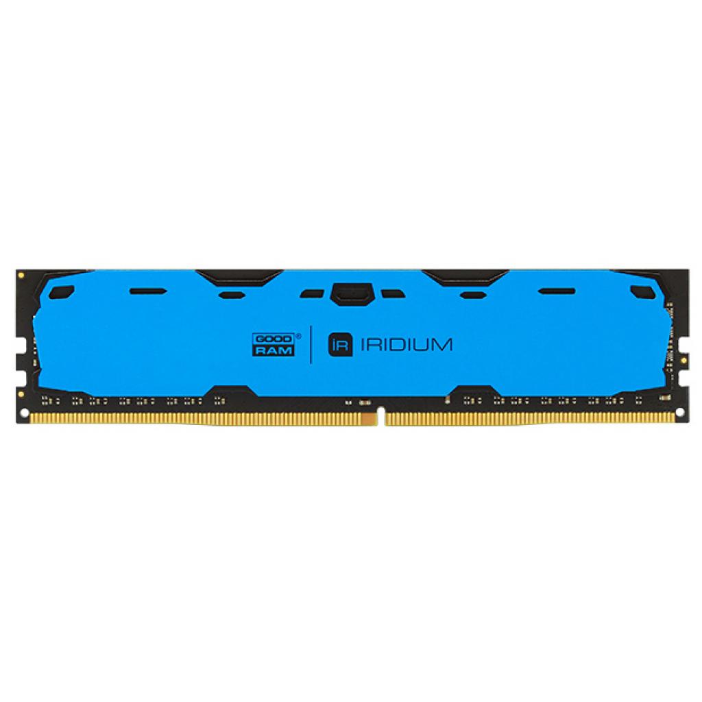 Модуль пам'яті для комп'ютера DDR4 4GB 2400 MHz Iridium Blue GOODRAM (IR-B2400D464L15S/4G)
Модуль пам'яті для комп'ютера DDR4 4GB 2400 MHz Iridium Blue GOODRAM (IR-B2400D464L15S/4G)