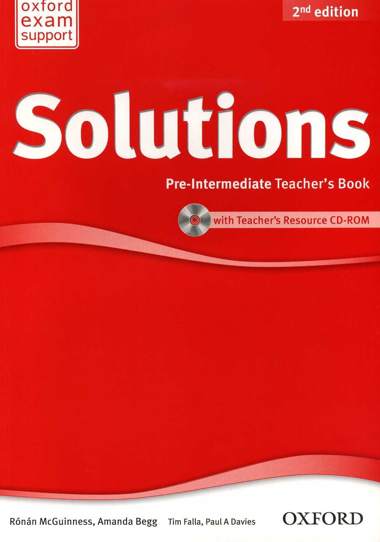 Книга для учителя Solutions 2nd Edition Pre-Intermediate teachers book with CD-ROM Falla, T ISBN 9780194553711
Книга для учителя Solutions 2nd Edition Pre-Intermediate teachers book with CD-ROM Falla, T ISBN 9780194553711