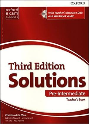 Книга для учителя Solutions 3rd Edition Pre-Intermediate Teachers book + Teachers Resource Disc
Книга для учителя Solutions 3rd Edition Pre-Intermediate Teachers book + Teachers Resource Disc