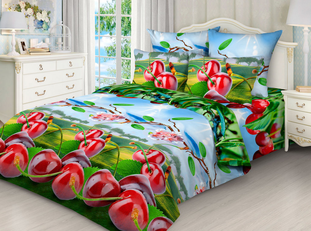 Комплект постельного белья Черешня 3D CottonTwill Бязь 220х250 см Семейный (РБ023-5)
Комплект постельного белья Черешня 3D CottonTwill Бязь 220х250 см Семейный (РБ023-5)