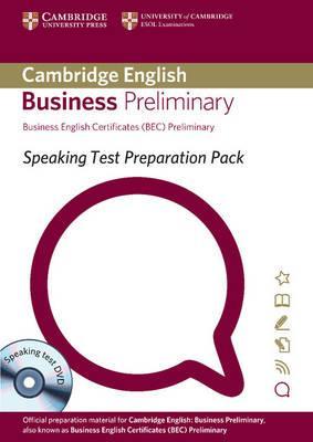 Тесты Speaking Test Preparation Pack for BEC Preliminary Paperback with DVD ISBN 9781906438630
Тесты Speaking Test Preparation Pack for BEC Preliminary Paperback with DVD ISBN 9781906438630