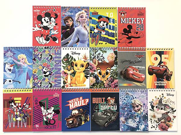 Блокноты А6 на пружине сверху, 48 л. клетка Disney (16 шт разных в уп) Тетрада (ТЕ12363)
Блокноты А6 на пружине сверху, 48 л. клетка Disney (16 шт разных в уп) Тетрада (ТЕ12363)