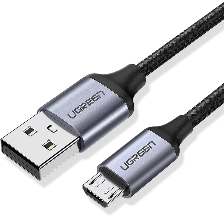 Кабель синхронизации Ugreen US290 USB-A 2.0 - MicroUSB Aluminum Braid 1.5 м Black
Кабель синхронизации Ugreen US290 USB-A 2.0 - MicroUSB Aluminum Braid 1.5 м Black