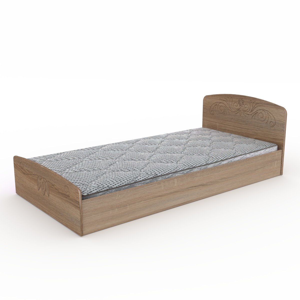 Кровать Компанит Кровать Нежность 90 МДФ Дуб Сонома
Кровать Компанит Кровать Нежность 90 МДФ Дуб Сонома