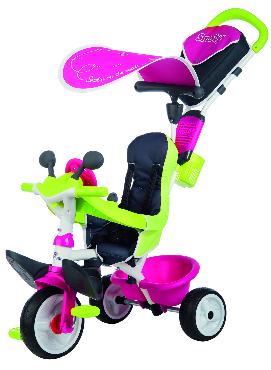 Велосипед детский Smoby Toys Беби Драйвер металлический с козырьком и багажником розовый (741201)
Велосипед детский Smoby Toys Беби Драйвер металлический с козырьком и багажником розовый (741201)