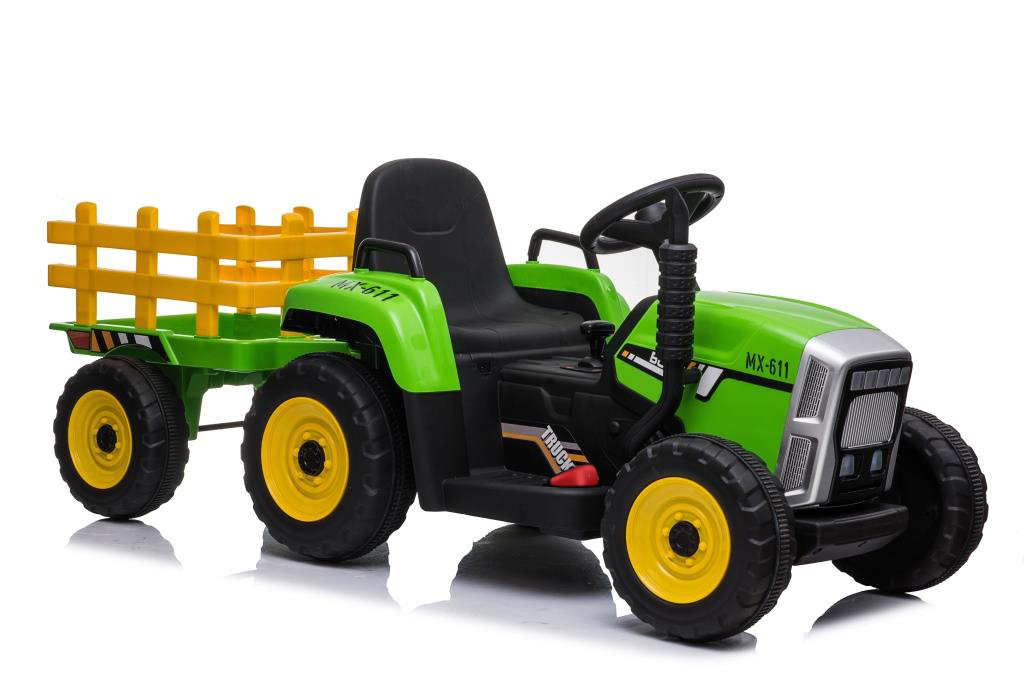 Электромобиль трактор Car4Kids XMX611 с прицепом на радиоуправлении и с МР3 + 2 мотора по 25 Вт Зеленый/Черный
Электромобиль трактор Car4Kids XMX611 с прицепом на радиоуправлении и с МР3 + 2 мотора по 25 Вт Зеленый/Черный