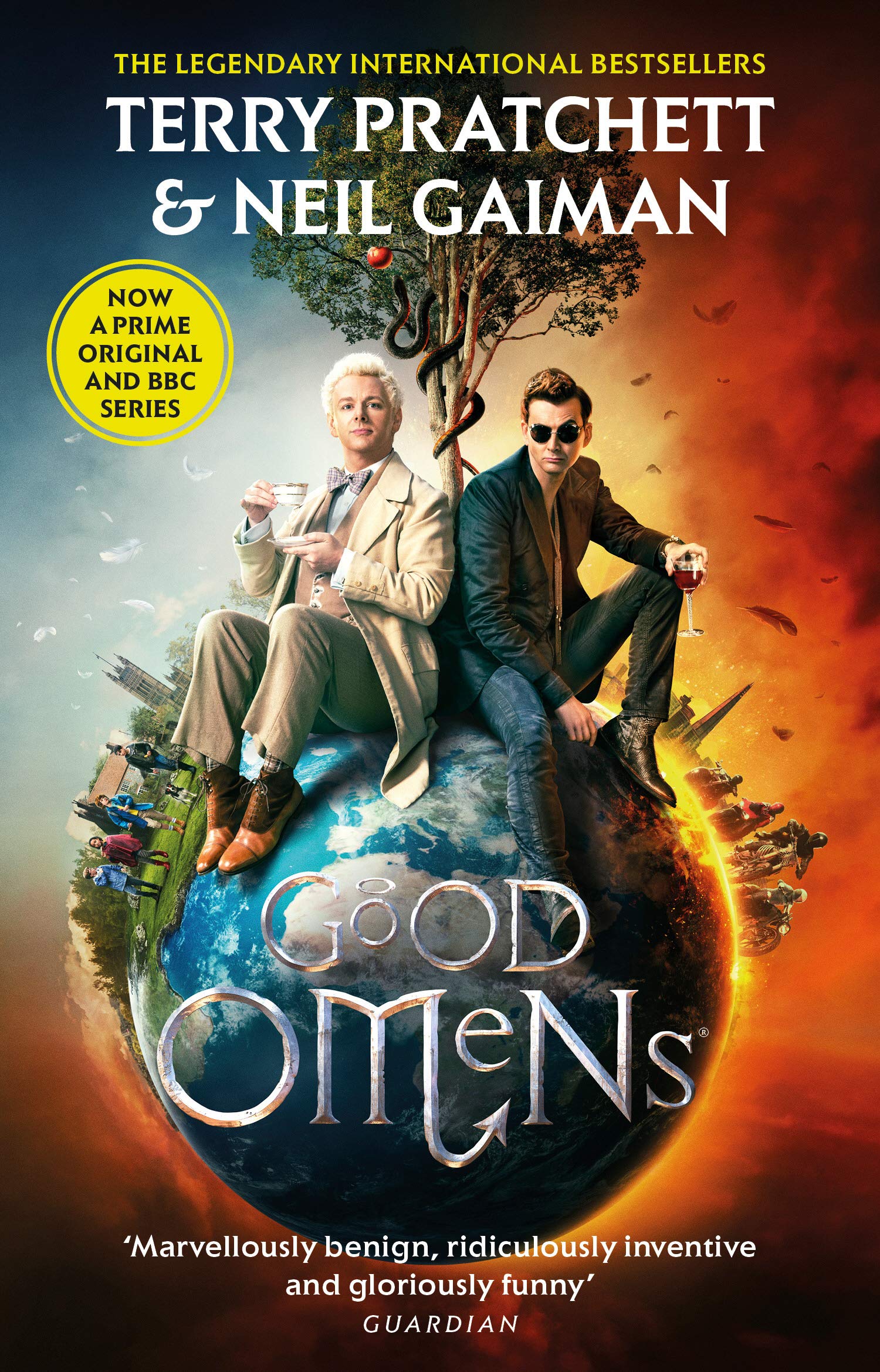 Книга на английском языке Good Omens от автора Terry Pratchett, Neil Gaiman и издательства Penguin Books из Великобритании
Книга на английском языке Good Omens от автора Terry Pratchett, Neil Gaiman и издательства Penguin Books из Великобритании