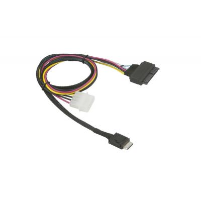 Кабель для передачи данных Supermicro OCuLink SFF-8611 (x4) to SFF-8639 U.2 with 4 Pin Power Cable (CBL-SAST-1011)
Кабель для передачи данных Supermicro OCuLink SFF-8611 (x4) to SFF-8639 U.2 with 4 Pin Power Cable (CBL-SAST-1011)