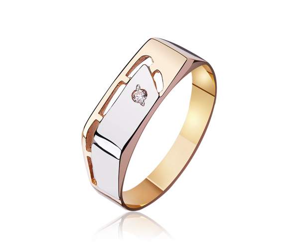 Печатка золотая с куб. цирконием, КП007Б, 20.5 размер
Печатка золотая с куб. цирконием, КП007Б, 20.5 размер