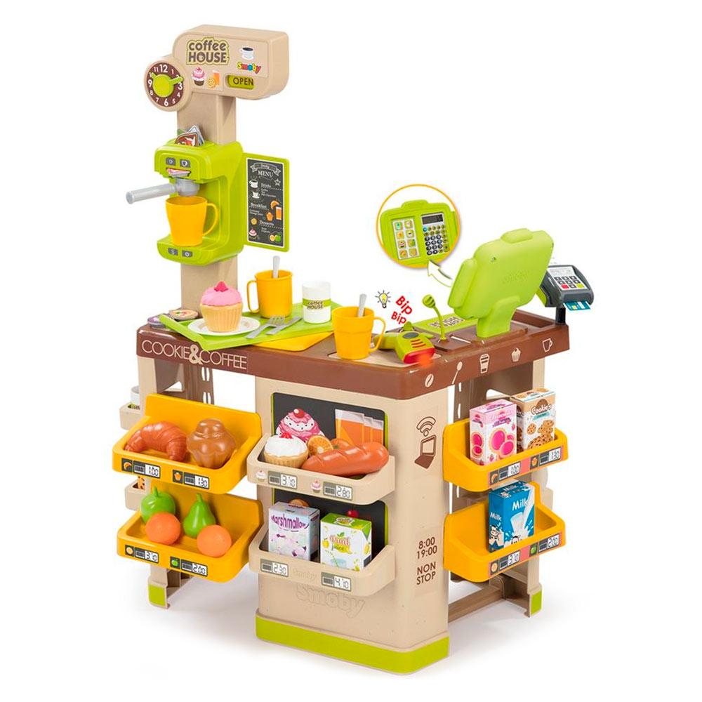 Интерактивная кофейня Smoby Toys Coffee House со звуковыми эффектами и аксессуарами (350214)
Интерактивная кофейня Smoby Toys Coffee House со звуковыми эффектами и аксессуарами (350214)