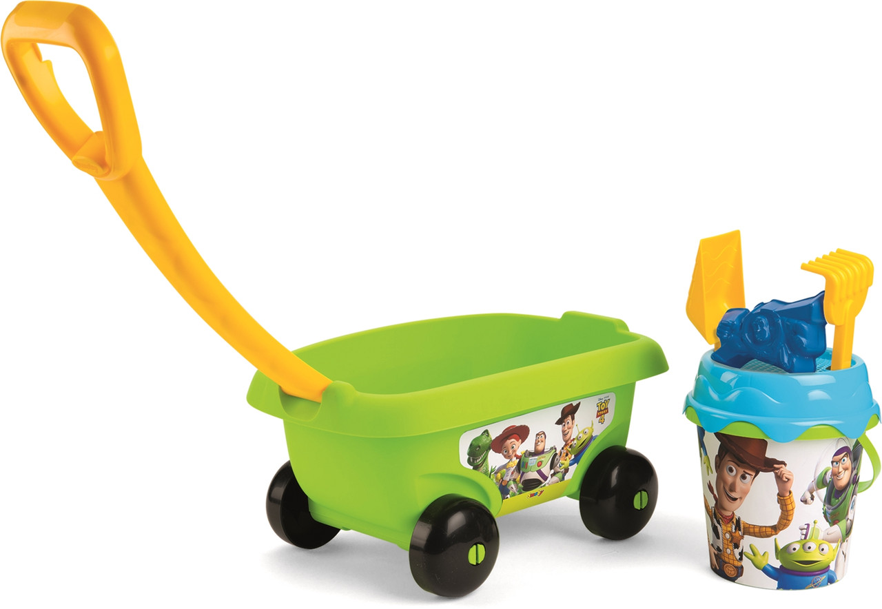 Тележка с набором для игры с песком Smoby Toys История игрушек 5 аксессуаров от 18 месяцев (867010)
Тележка с набором для игры с песком Smoby Toys История игрушек 5 аксессуаров от 18 месяцев (867010)