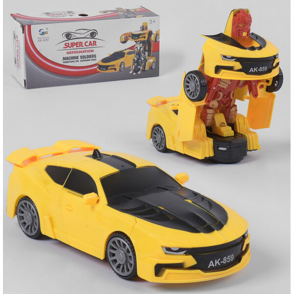 Машинка-трансформер Feng Fa Toys AK859 со светозвуковыми эффектами Желтый (38163)
Машинка-трансформер Feng Fa Toys AK859 со светозвуковыми эффектами Желтый (38163)