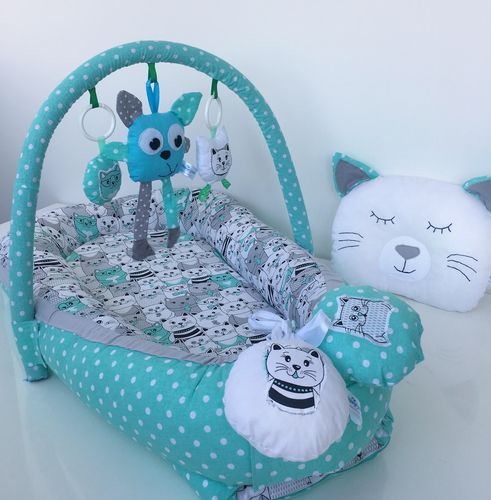 Кокон гнездышко для новорожденных Happy Luna Коте с держателем для игрушек и ортопедической подушкой 0123
Кокон гнездышко для новорожденных Happy Luna Коте с держателем для игрушек и ортопедической подушкой 0123