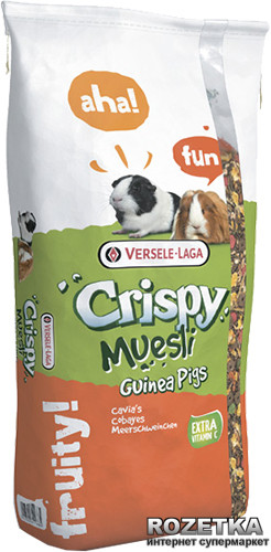 Корм для морских свинок Versele-Laga Crispy Muesli Cavia зерновая смесь с витамином C 20 кг (611685) Verslele Laga
Корм для морских свинок Versele-Laga Crispy Muesli Cavia зерновая смесь с витамином C 20 кг (611685) Verslele Laga