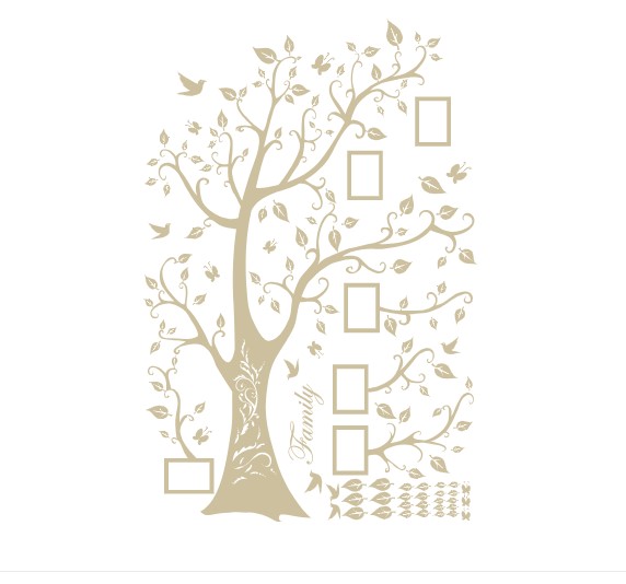 Интерьерная виниловая наклейка на стену IdeaClock Tree of happiness with frames 200х145 см Бежевый(39160-46-48)
Интерьерная виниловая наклейка на стену IdeaClock Tree of happiness with frames 200х145 см Бежевый(39160-46-48)