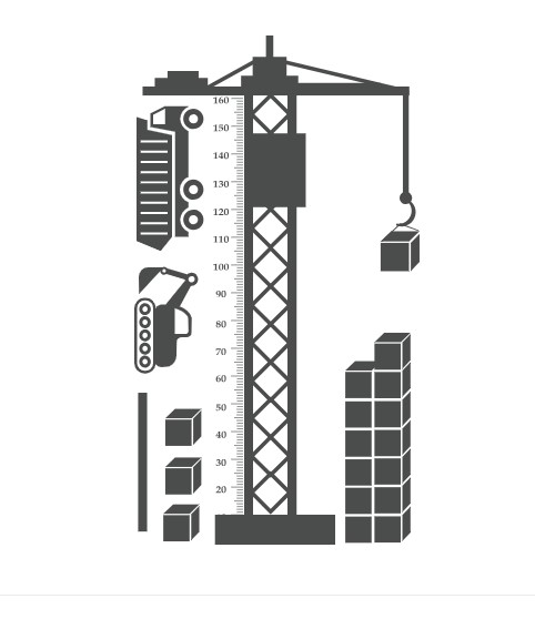Интерьерная виниловая наклейка ростомер IdeaClock Crane 105х185 см Темно-серый(39369-46-51)
Интерьерная виниловая наклейка ростомер IdeaClock Crane 105х185 см Темно-серый(39369-46-51)