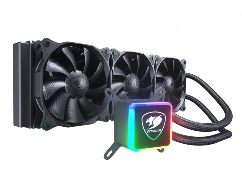 Система водяного охлаждения Cougar Aqua 360 RGB, Intel:775/1155/1156/1366/2011/2066, AMD:AM4/FM2/FM1/AM3+/AM3/AM2+/AM2, 394х120х27мм, 4-pin
Система водяного охлаждения Cougar Aqua 360 RGB, Intel:775/1155/1156/1366/2011/2066, AMD:AM4/FM2/FM1/AM3+/AM3/AM2+/AM2, 394х120х27мм, 4-pin