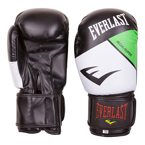 Боксерские перчатки EVERLAST SUPER DX На липучке Синтетическая кожа Черный-зеленый (EVDX-10WG) 10 унций
Боксерские перчатки EVERLAST SUPER DX На липучке Синтетическая кожа Черный-зеленый (EVDX-10WG) 10 унций