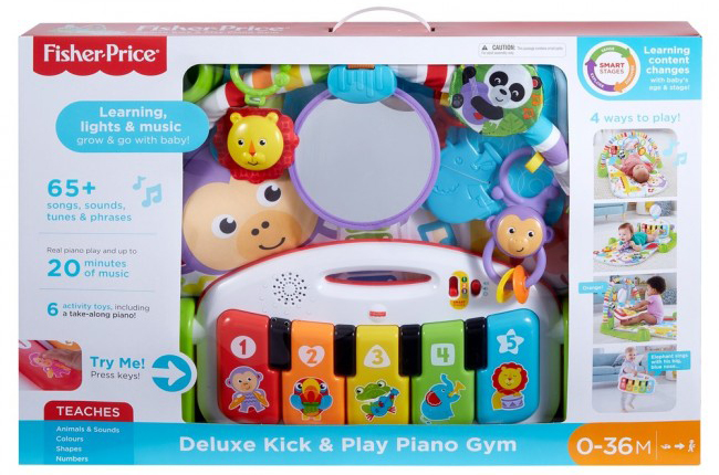 Коврик-игровой центр Fisher-Price Нажимай и играй с технологией Smart Stages (FWT18)
Коврик-игровой центр Fisher-Price Нажимай и играй с технологией Smart Stages (FWT18)