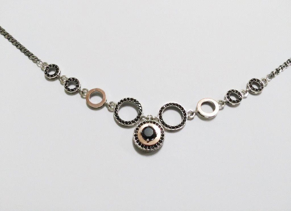 Колье из серебра с черными куб.циркониями и золотом Прима, 45 размер, 0076.10
Колье из серебра с черными куб.циркониями и золотом Прима, 45 размер, 0076.10