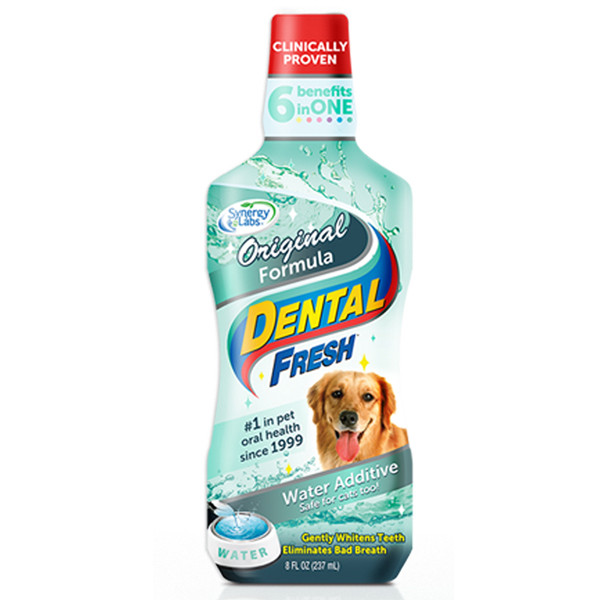 Зубная жидкость SynergyLabs Dental Fresh СИНЕРДЖИ ЛАБС от налета и запаха из пасти собак и кошек, 0,237 л
Зубная жидкость SynergyLabs Dental Fresh СИНЕРДЖИ ЛАБС от налета и запаха из пасти собак и кошек, 0,237 л