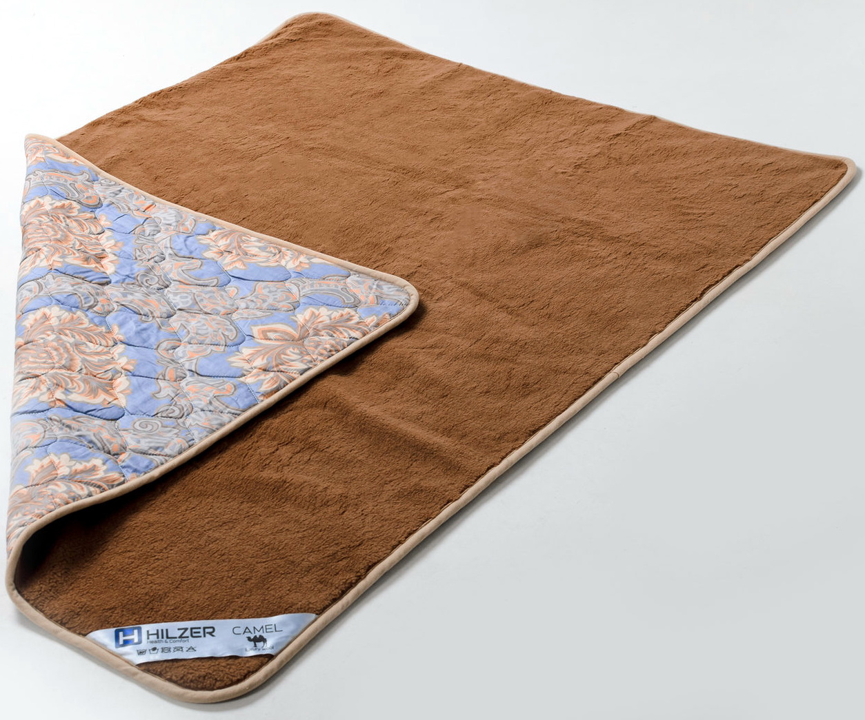 Ковдра HILZER (CAMEL/SATIN) Super Heat 160х200 из итальянского шерстяного полотна Woolmark
Ковдра HILZER (CAMEL/SATIN) Super Heat 160х200 из итальянского шерстяного полотна Woolmark