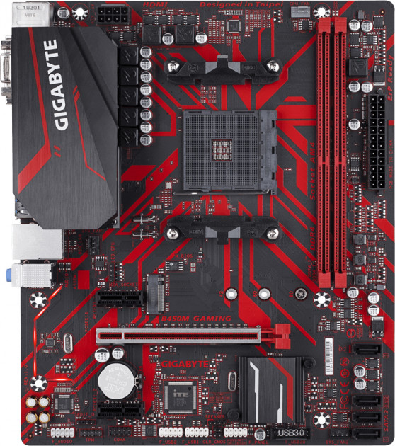 Материнская плата AM4 (B450) Gigabyte B450M GAMING, B450, 2xDDR4, Int.Video(CPU), 4xSATA3, 1xM.2, 1xPCI-E 16
Материнская плата AM4 (B450) Gigabyte B450M GAMING, B450, 2xDDR4, Int.Video(CPU), 4xSATA3, 1xM.2, 1xPCI-E 16