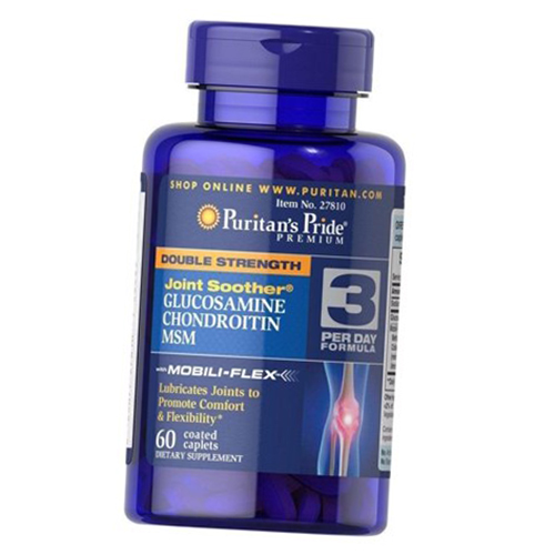 Глюкозамин Хондроитин МСМ, Double Strength Glucosamine Chondroitin and MSM, Puritan's Pride 60каплет (03367005)
Глюкозамин Хондроитин МСМ, Double Strength Glucosamine Chondroitin and MSM, Puritan's Pride 60каплет (03367005)