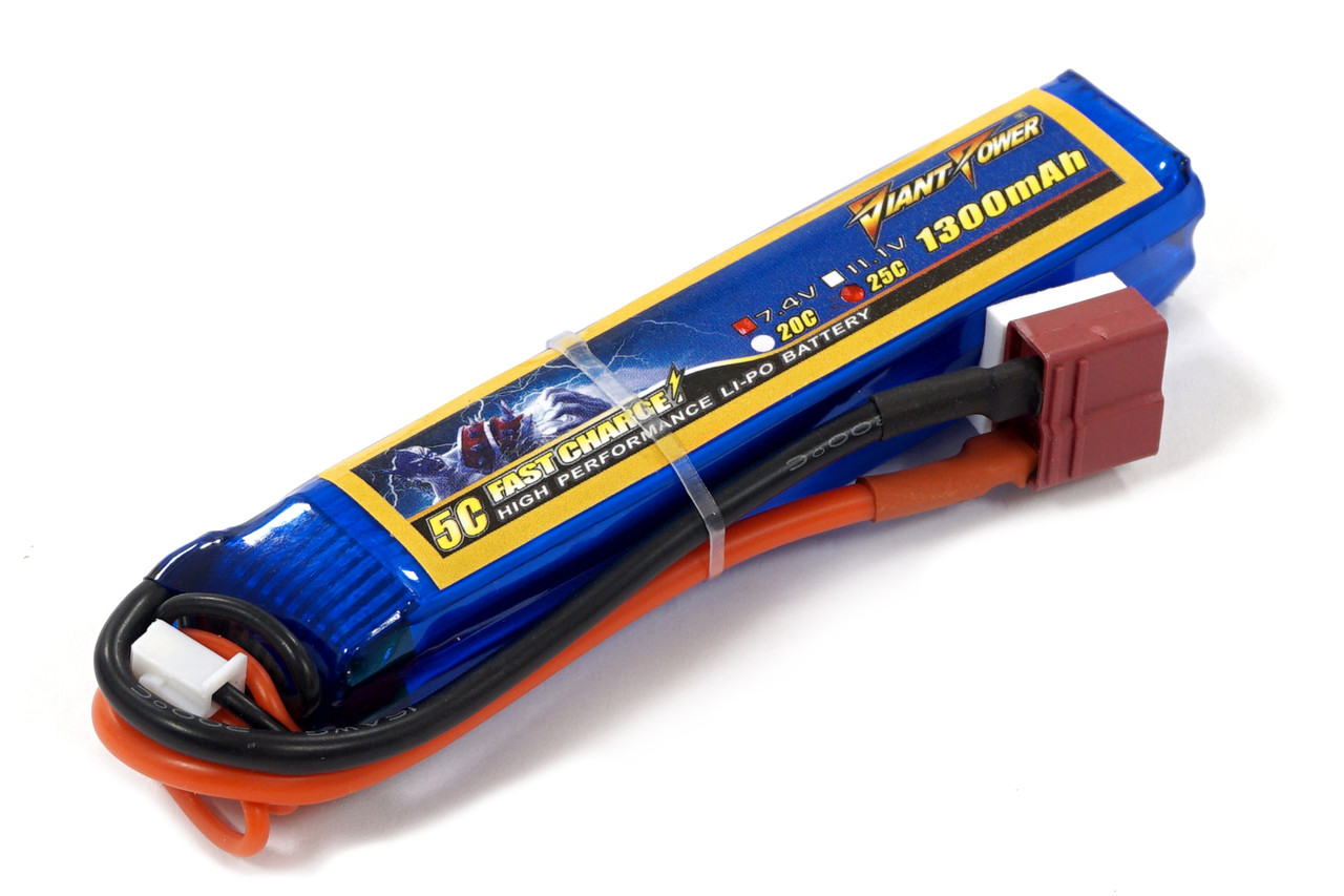 Аккумулятор для страйкбола Dinogy Giant Power Li-Pol 7.4V 2S 1300mAh 25C 17х18.5х95 мм T-Plug (2722727111378)
Аккумулятор для страйкбола Dinogy Giant Power Li-Pol 7.4V 2S 1300mAh 25C 17х18.5х95 мм T-Plug (2722727111378)