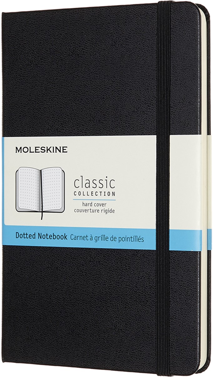 Записная книга Moleskine Classic 11,5 х 18 см 192 страницы в точку Чёрная (8058647626611)
Записная книга Moleskine Classic 11,5 х 18 см 192 страницы в точку Чёрная (8058647626611)