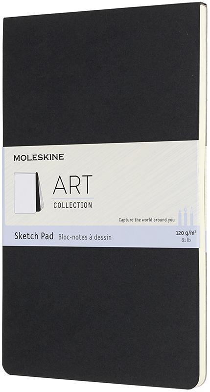 Скетчбук Moleskine Art Pad для Рисования 13 х 21 см 48 страниц без линовки Чёрный (8058647626826)
Скетчбук Moleskine Art Pad для Рисования 13 х 21 см 48 страниц без линовки Чёрный (8058647626826)