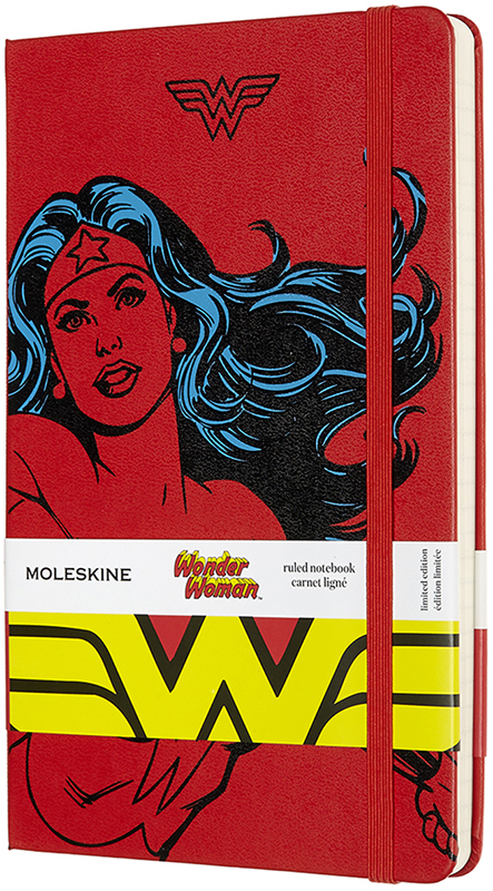 Записная книга Moleskine Wonder Woman 13 х 21 см 240 страниц в линейку Красная (8053853600493)
Записная книга Moleskine Wonder Woman 13 х 21 см 240 страниц в линейку Красная (8053853600493)