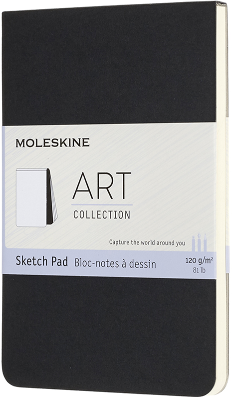 Скетчбук Moleskine Art Pad для Рисования 9 х 14 см 48 страниц без линовки Чёрный (8058647626819)
Скетчбук Moleskine Art Pad для Рисования 9 х 14 см 48 страниц без линовки Чёрный (8058647626819)
