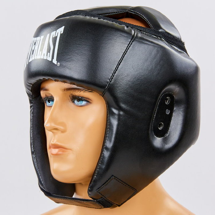 Шлем боксерский открытый с усиленной защитой макушки PU Everlast BO-8268-BK Размер L
Шлем боксерский открытый с усиленной защитой макушки PU Everlast BO-8268-BK Размер L