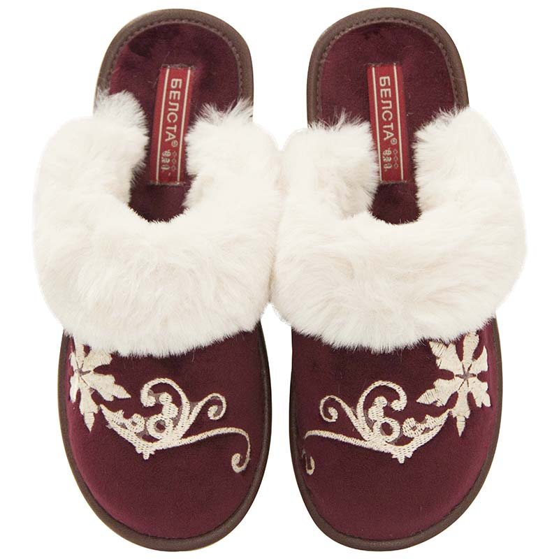 Комнатные тапочки Белста бордовые 4100408 р.37 (23,5см) 
Комнатные тапочки Белста бордовые 4100408 р.37 (23,5см)