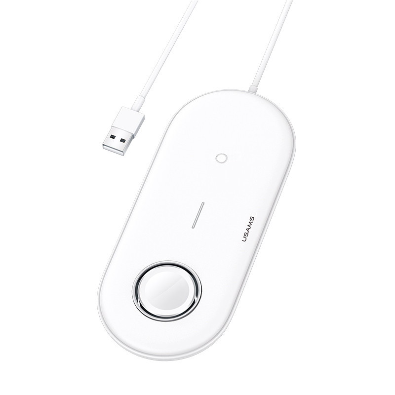 Зарядное устройство беспроводное Qi USAMS для Apple Watch, Mobiles, Earbuds US-CD119, белое
Зарядное устройство беспроводное Qi USAMS для Apple Watch, Mobiles, Earbuds US-CD119, белое