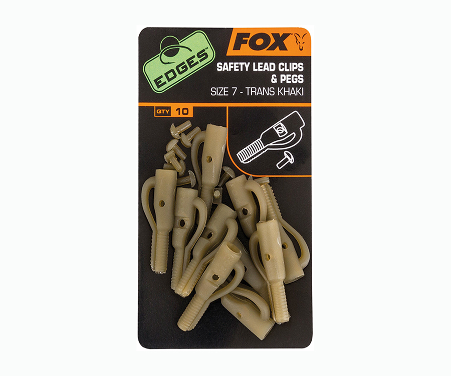 Безопасная клипса FOX Edges Slik Lead Clips + Pegs Trans Khaki Size № 7 (арт.3838CAC477)
Безопасная клипса FOX Edges Slik Lead Clips + Pegs Trans Khaki Size № 7 (арт.3838CAC477)