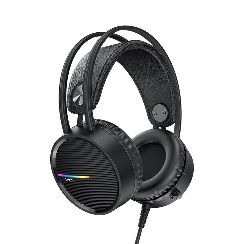 Наушники игровые Hoco W100 Touring Hi-Res Audio с микрофоном и LED подсветкой Черный
Наушники игровые Hoco W100 Touring Hi-Res Audio с микрофоном и LED подсветкой Черный