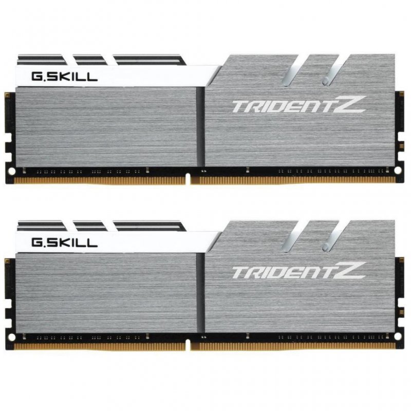 Модуль пам'яті DDR4 16G KIT(2x8G) 3200MHz G.SKILL Trident Z Silver White 1.35V CL16 (box) F4-3200C16D-16GTZSW
Модуль пам'яті DDR4 16G KIT(2x8G) 3200MHz G.SKILL Trident Z Silver White 1.35V CL16 (box) F4-3200C16D-16GTZSW