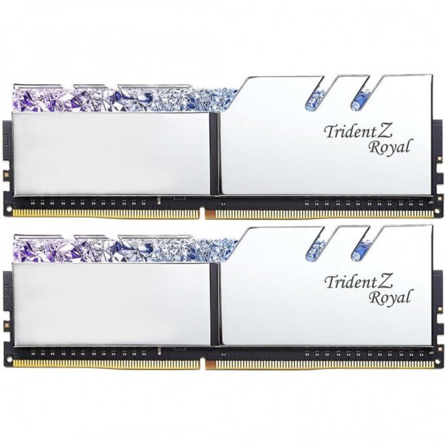 Модуль памяти для компьютера DDR4 16GB (2x8GB) 3600 MHz Trident Z RGB Royal Silver G.Skill (F4-3600C18D-16GTRS)
Модуль памяти для компьютера DDR4 16GB (2x8GB) 3600 MHz Trident Z RGB Royal Silver G.Skill (F4-3600C18D-16GTRS)