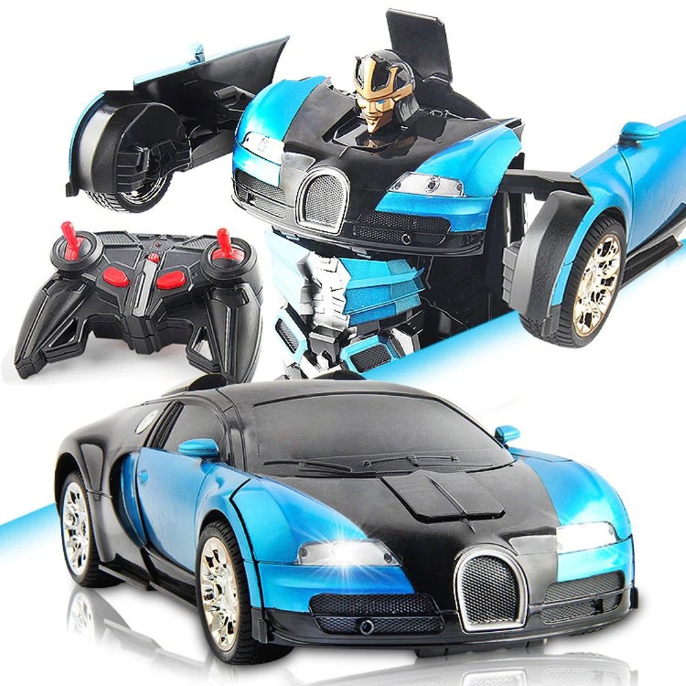 Машина-трансформер радиоуправляемая на 30 метров AUTOBOTS Bugatti Veyron с аккумулятором Синяя TRG-2232
Машина-трансформер радиоуправляемая на 30 метров AUTOBOTS Bugatti Veyron с аккумулятором Синяя TRG-2232