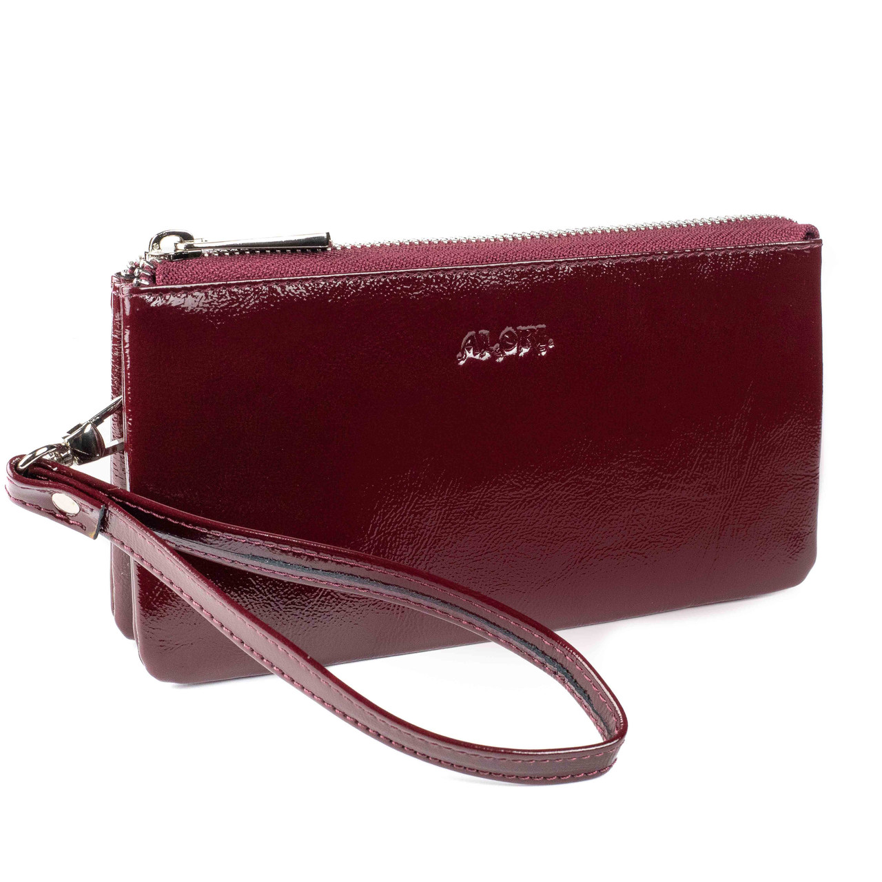 Кошелёк-клатч ALORI из натуральной гладкой лаковой кожи Бордовый (ВА-01-2 Bordo)
Кошелёк-клатч ALORI из натуральной гладкой лаковой кожи Бордовый (ВА-01-2 Bordo)