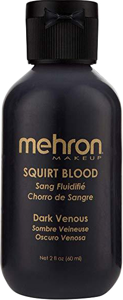 Кровь искусственная для брызг Mehron Squirt Blood Темная венозная 60 мл (150-D-2)
Кровь искусственная для брызг Mehron Squirt Blood Темная венозная 60 мл (150-D-2)