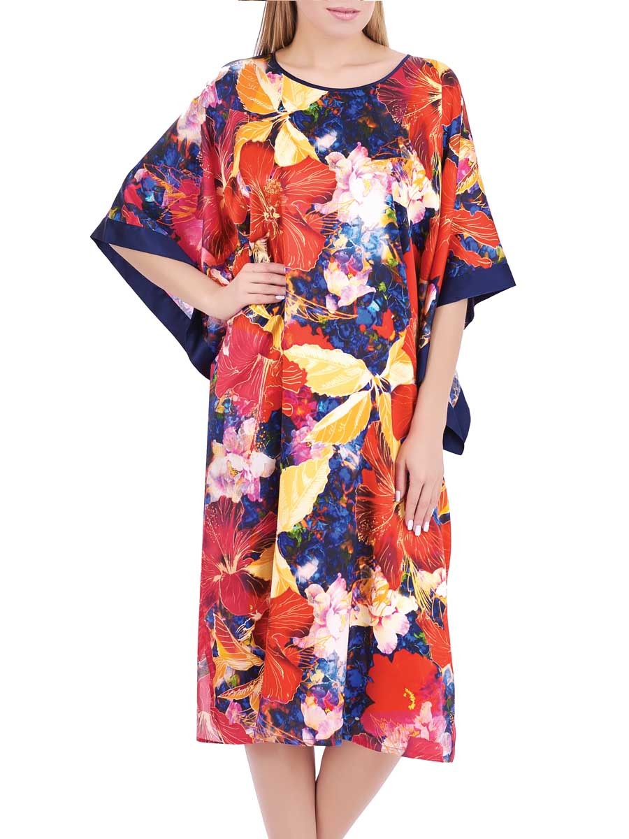Туника свободного кроя с цельнокроеным рукавом Marc & Andre S8-01SS106 48(XL) Цветной
Туника свободного кроя с цельнокроеным рукавом Marc & Andre S8-01SS106 48(XL) Цветной